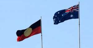 Aboriginal flag Sydney Harbour Bridge