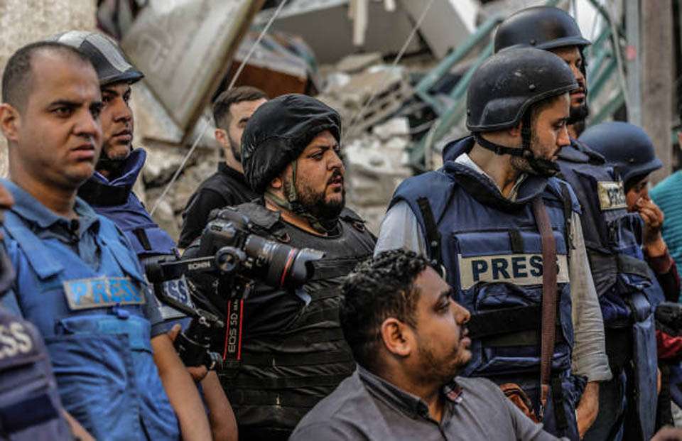 Journalists in gaza 