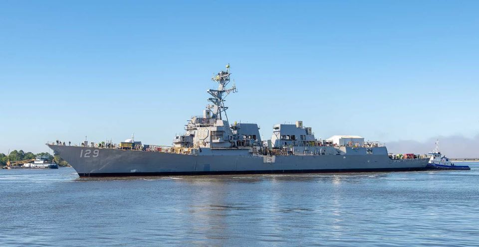 Uss Jeremiah Denton Advanced Destroyer Launched By Ingalls Shipbuilding
