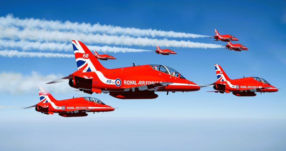 UK’s Red Arrows and Warships Prepare to Mark 250 Years of American ...